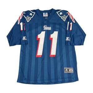 1995 Starter New England Patriots #11 Bledsoe NFL Jersey M